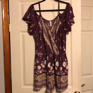 Off the shoulder romper